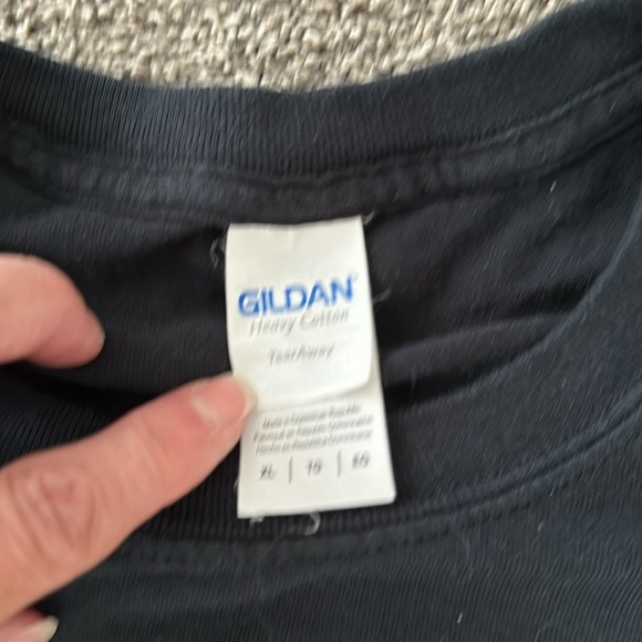 3/$15 PITT BLACKOUT T-SHIRT BASKETBALL FOOTBALL BLACK & GOLD SZ XL HEAVY COTTON - Picture 2 of 3